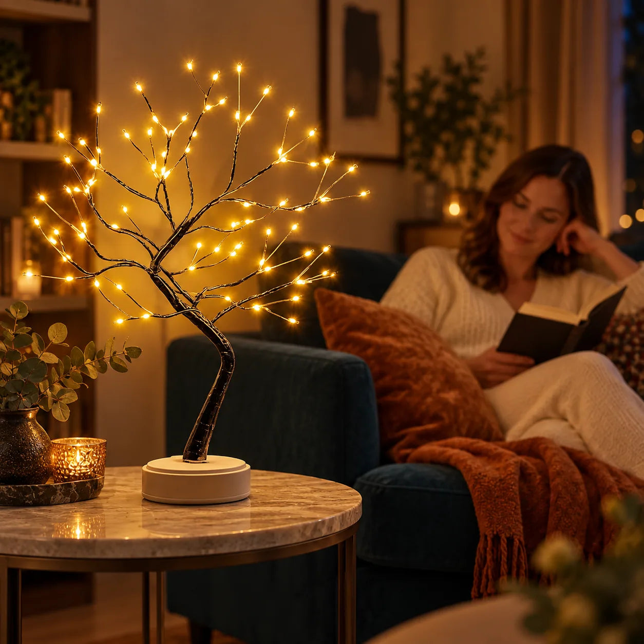 Formbarer Dekobaum mit 108 LEDs – LoveBound Galerieansicht 2