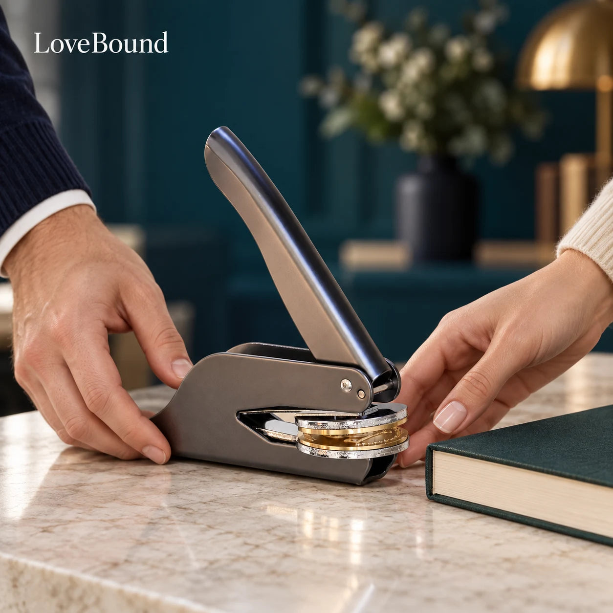 Buchprägestempel mit eigenem Ex-Libris – LoveBound Galerieansicht 4