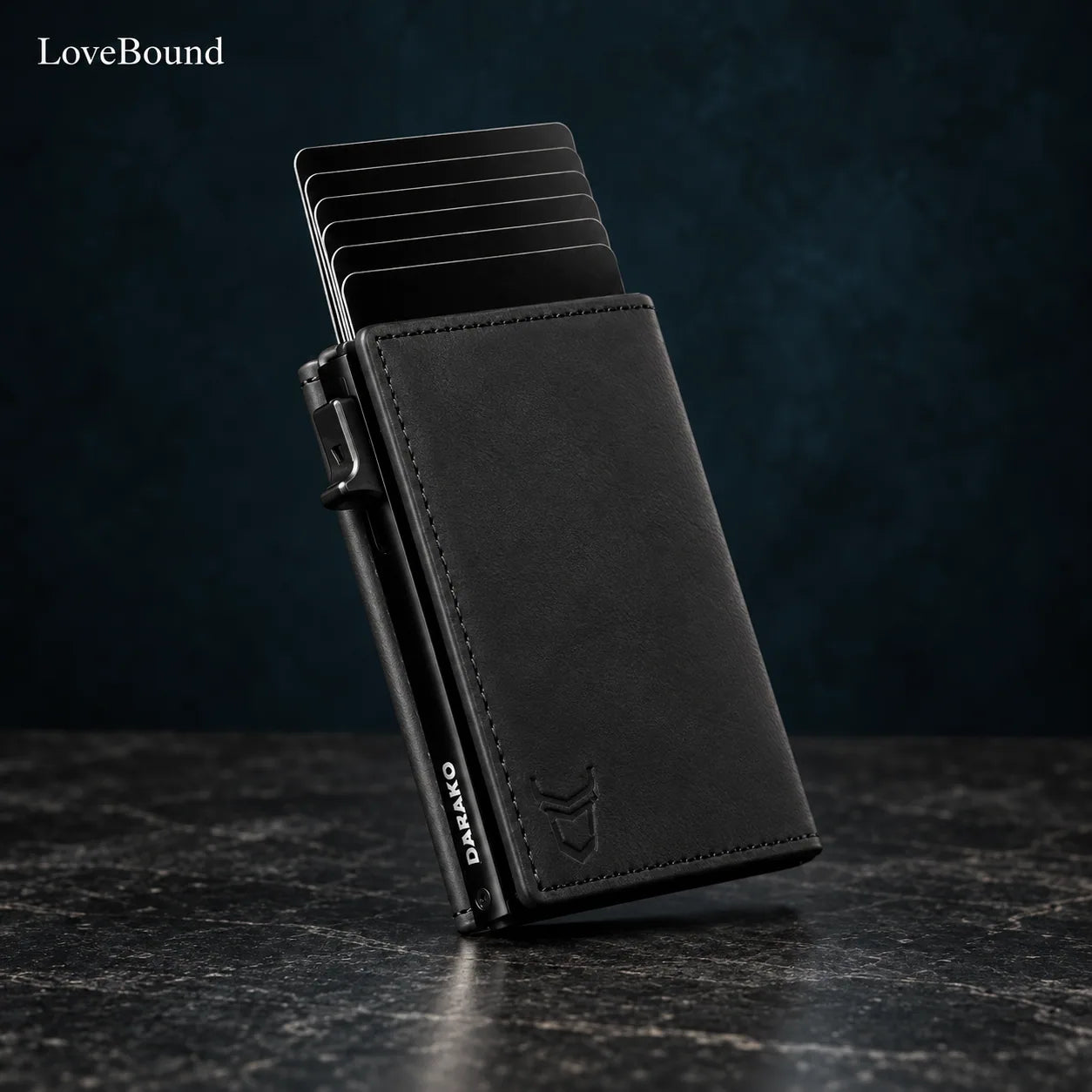 Slim Wallet mit Kartenausschub – LoveBound Galerieansicht 3